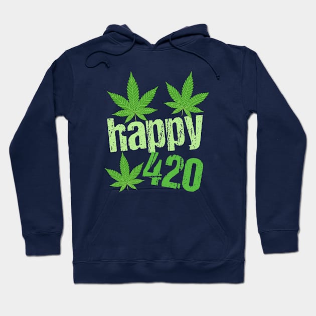 Happy 420 Hoodie by epiclovedesigns